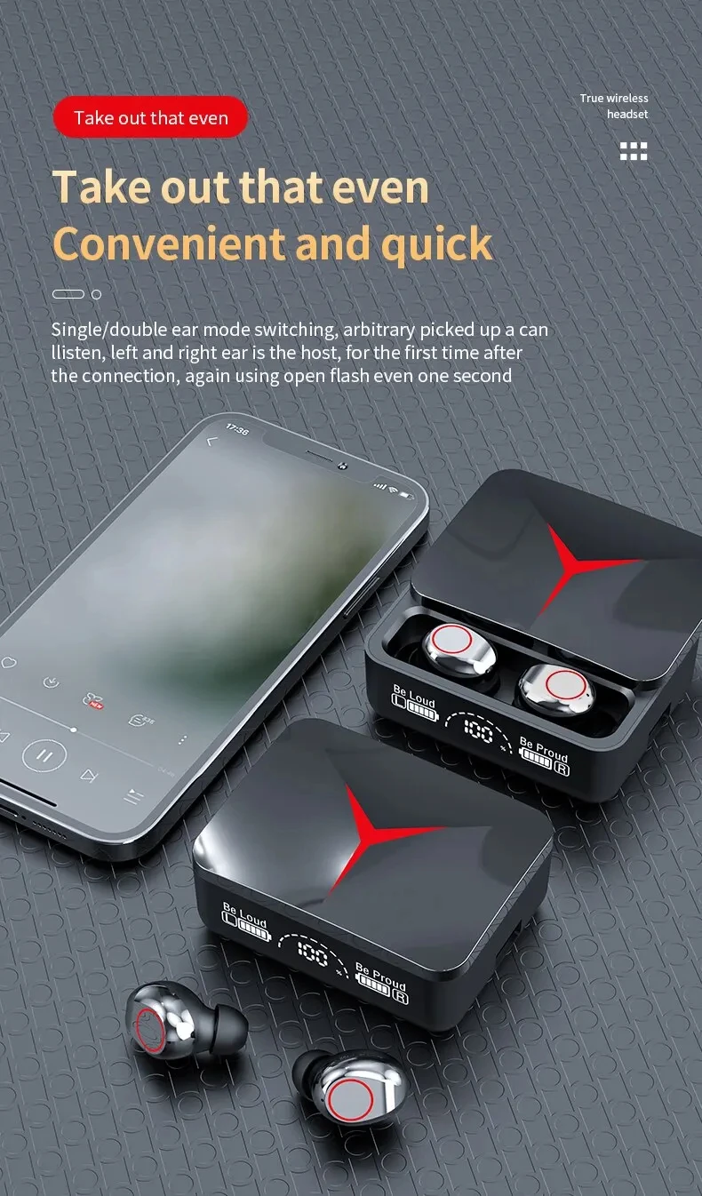 For M90Pro Long Lasting Endurance Wireless Earphone 5.3 Sliding Cover Digital Bluetooth Headsets Noise Reduction Without Delay
For M90Pro Long Lasting Endurance Wireless Earphone 5.3 Sliding Cover Digital Bluetooth Headsets Noise Reduction Without Delay