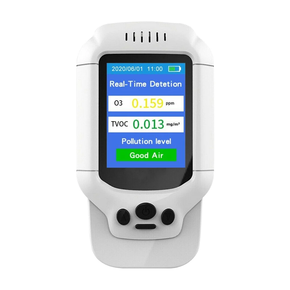 

Air Quality Detector with LCD Display Pollution Tester Indoor Temperature Humidity Sensor Home Accessories