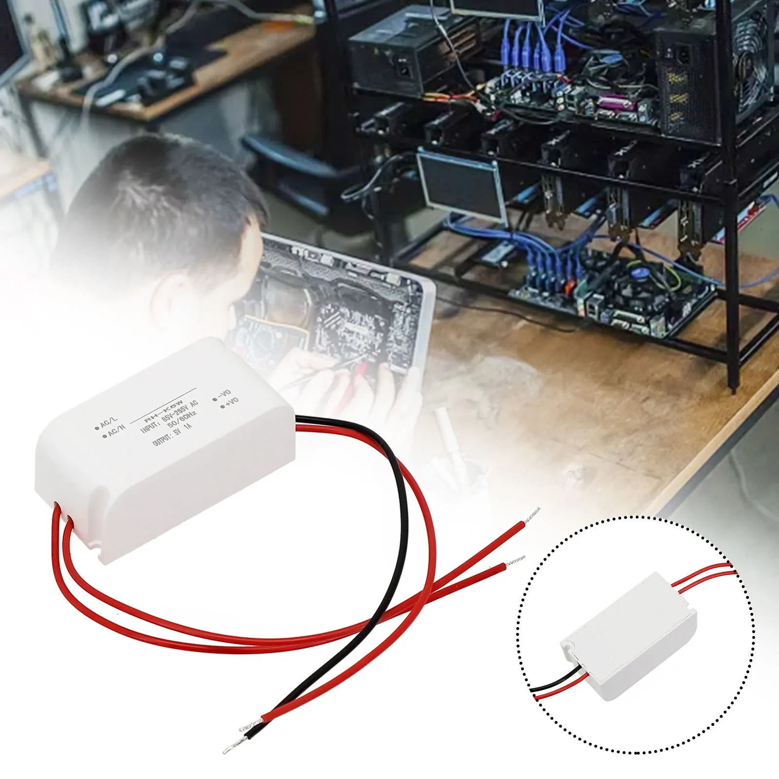 1pcs 1A5W MINI AC-DC Power Supply Module Convert 220V To DC 5V Voltage Regulator Mini Power Supply DC Stabilizer Adapter
1pcs 1A5W MINI AC-DC Power Supply Module Convert 220V To DC 5V Voltage Regulator Mini Power Supply DC Stabilizer Adapter