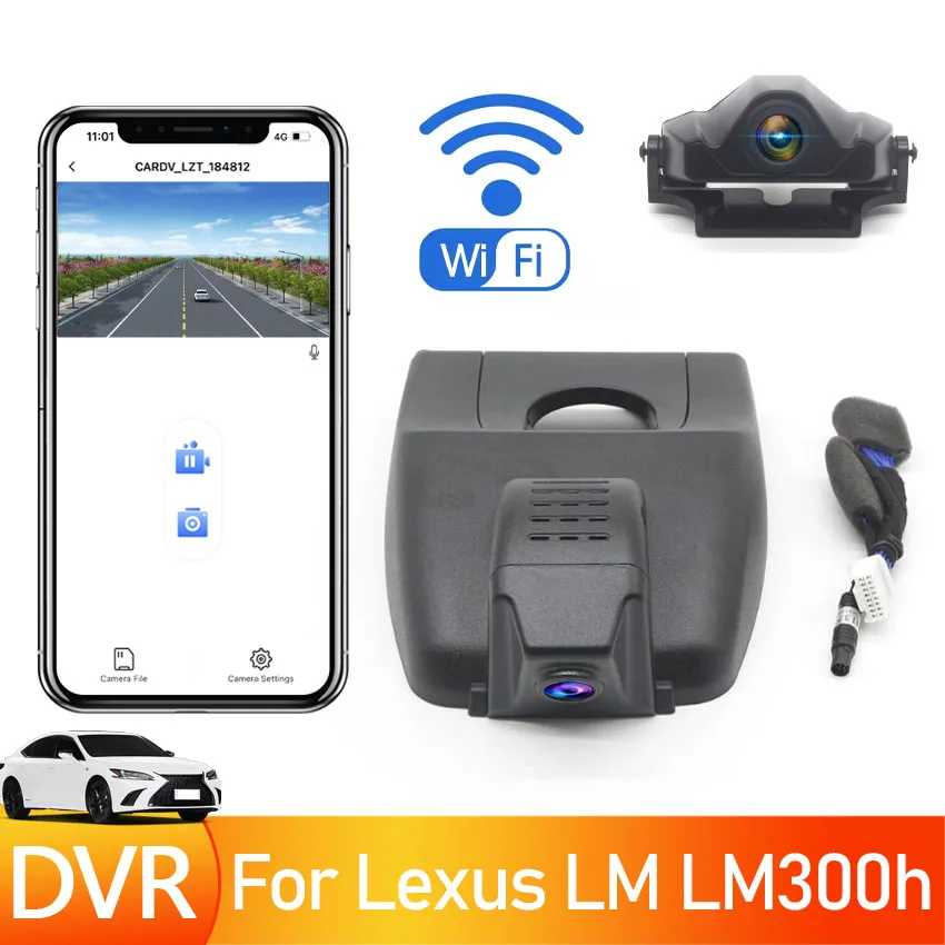 Dash Cam For Lexus LM LM300h 2020 Plug and play Special Car DVR WIFI Video Recorder UHD 2160P 4K DashCam Camera,Car Accessories
Dash Cam For Lexus LM LM300h 2020 Plug and play Special Car DVR WIFI Video Recorder UHD 2160P 4K DashCam Camera,Car Accessories