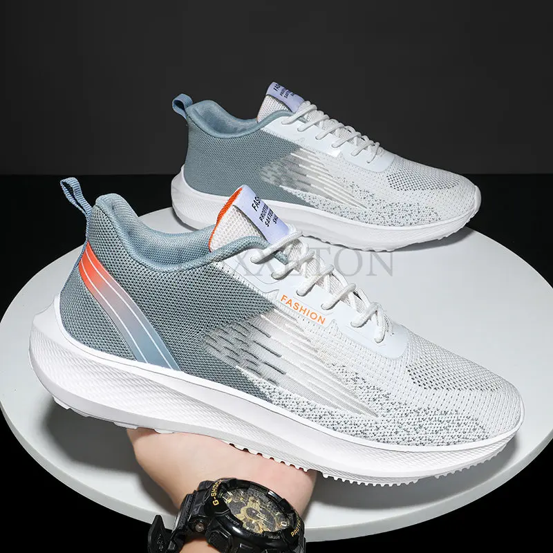 Кроссовки мужские сетчатые на толстой вулканизированной подошве, легкие повседневные прогулочные кеды, со шнуровкой
Кроссовки мужские сетчатые на толстой вулканизированной подошве, легкие повседневные прогулочные кеды, со шнуровкой