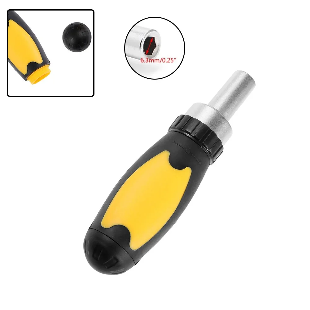 Screwdriver Ratchet Wrench 1/4 Batch Head 1pcs 6.35mm Carbon Steel Positive And Negative Ratchet Handle Hand Tools
Screwdriver Ratchet Wrench 1/4 Batch Head 1pcs 6.35mm Carbon Steel Positive And Negative Ratchet Handle Hand Tools