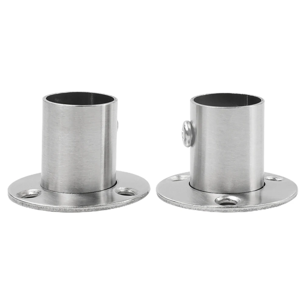 2Pcs Cabinet Clothes Closet Rod Bracket Holder Wardrobe Clothes Tube Pole End Support Flange Socket Home Hardware
2Pcs Cabinet Clothes Closet Rod Bracket Holder Wardrobe Clothes Tube Pole End Support Flange Socket Home Hardware
