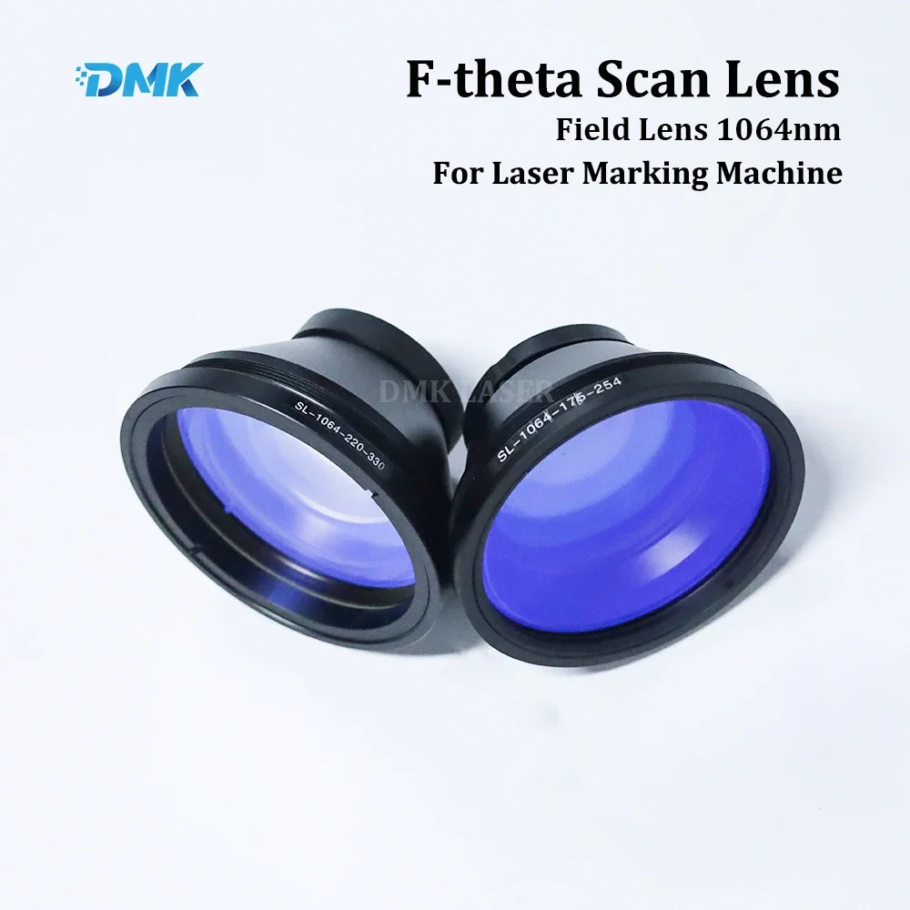 DMK F-theta Scan Lens Field Lens 70×70-300×300 F100-420mm for 1064nm YAG Optical Fiber Laser Marking Machine Parts
DMK F-theta Scan Lens Field Lens 70×70-300×300 F100-420mm for 1064nm YAG Optical Fiber Laser Marking Machine Parts