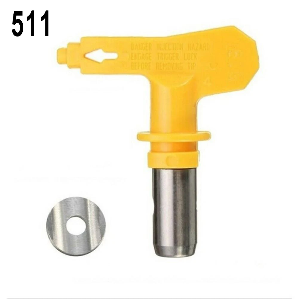 Airless Spray Tip Nozzle Spray Tip Tungsten Steel 5/6Series Paint Sprayer Tool 511-531 Spray Tip Coating Latex Paint Yellow
Airless Spray Tip Nozzle Spray Tip Tungsten Steel 5/6Series Paint Sprayer Tool 511-531 Spray Tip Coating Latex Paint Yellow