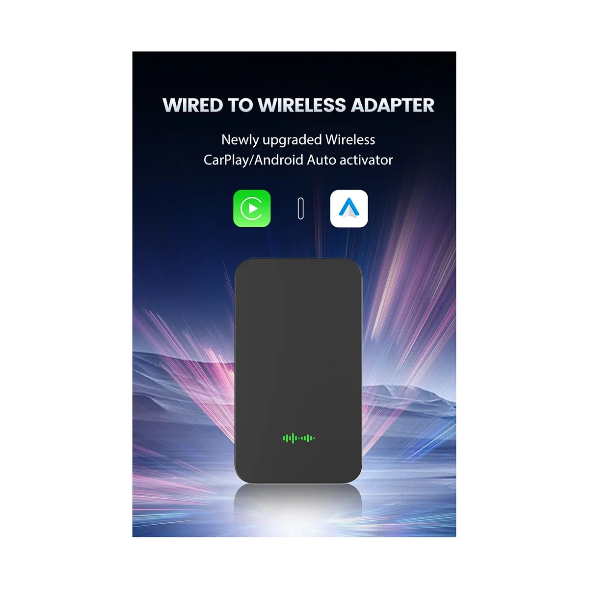 

Mini Wireless Adapter Car Wired Carplay Android Auto to Wireless Carplay Android Auto Multimedia Video Play 4.1