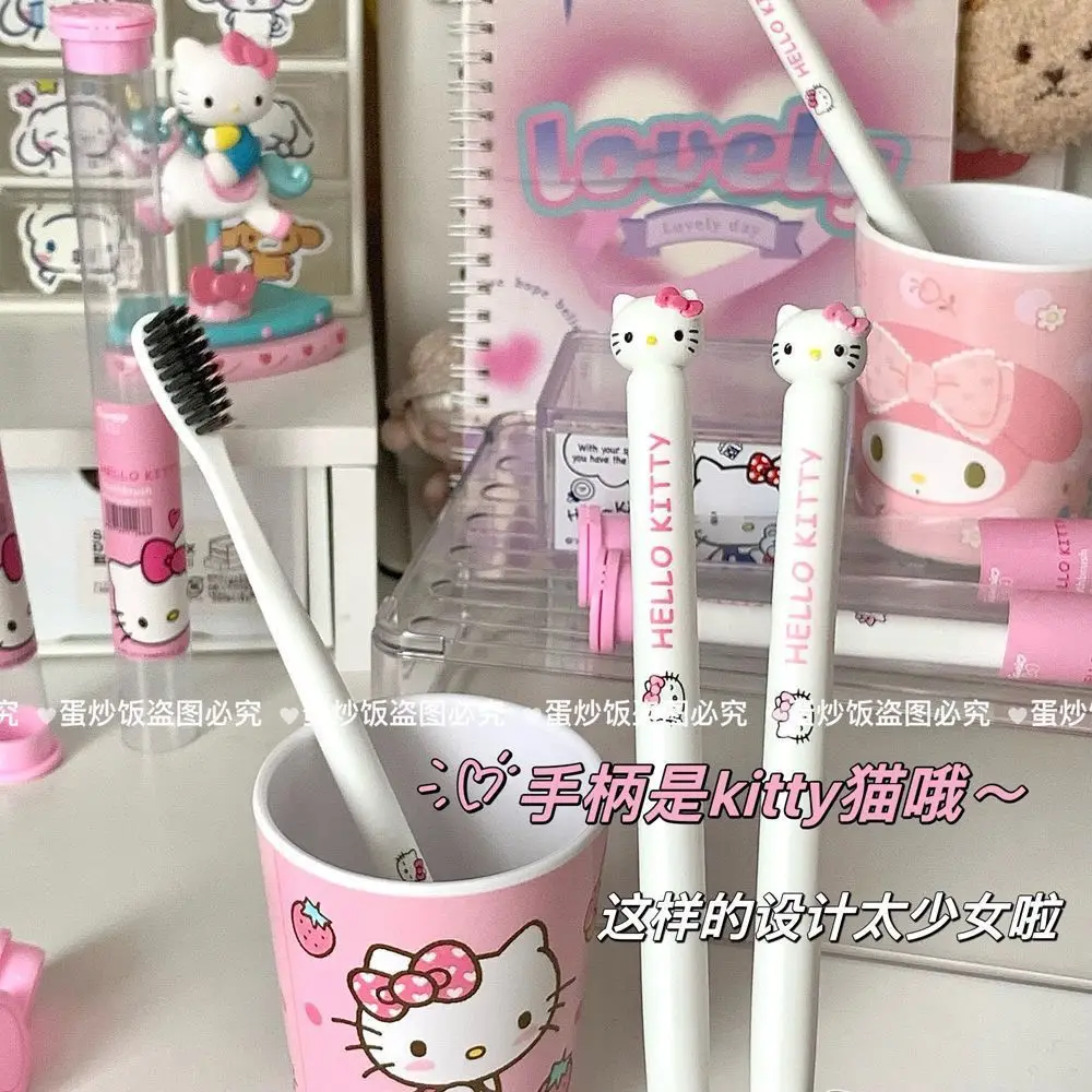 Sanrio Cartoon Kawaii Hello Kitty Kuromi Cinnamon Roll Toothbrush Soft Bristle Toothbrush Home Toothbrush Travel Portable Gift
Sanrio Cartoon Kawaii Hello Kitty Kuromi Cinnamon Roll Toothbrush Soft Bristle Toothbrush Home Toothbrush Travel Portable Gift