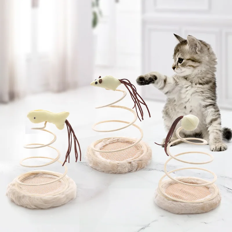 Interactive Cat Toy Plush Spring Disk Teasing Cat Toys Mouse Playing Kitten Playing Teaser Toy Suction Cup Scratching Pet Toys
Interactive Cat Toy Plush Spring Disk Teasing Cat Toys Mouse Playing Kitten Playing Teaser Toy Suction Cup Scratching Pet Toys