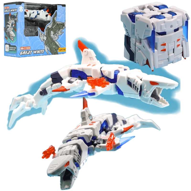 52 игрушки Beastbox BB-17GW BB17GW большая белая акула, деформационные игрушки, экшн-фигурки, коллекционная конвертирующая игрушка модель
52 игрушки Beastbox BB-17GW BB17GW большая белая акула, деформационные игрушки, экшн-фигурки, коллекционная конвертирующая игрушка модель