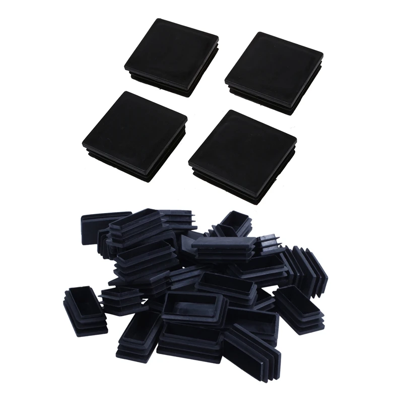 34 Pcs Black Plastic Tubing Tube Insert Blanking End Caps, 4 Pcs Square 50X50mm & 30Pcs Rectangle 25X50mm
34 Pcs Black Plastic Tubing Tube Insert Blanking End Caps, 4 Pcs Square 50X50mm & 30Pcs Rectangle 25X50mm