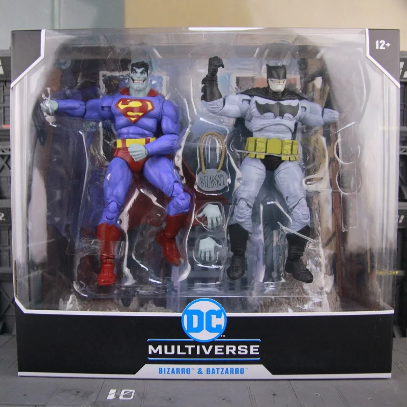 

Spot Macfarlane Dc Batman Bad Superman Bad Batman Double Set 7-Inch Movable Humanoid Hand Toy
