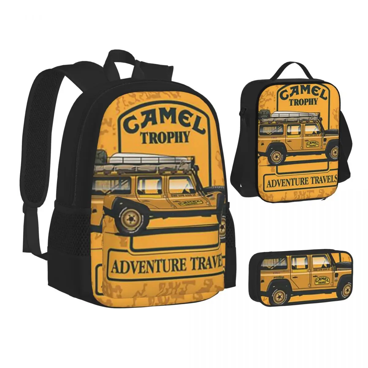 Camel Trophy Defender 110 Backpack Boy Girl Bookbag Children School Bags Cartoon Kids Rucksack Lunch Bag Pen Bag Three-Piece Set
Camel Trophy Defender 110 Backpack Boy Girl Bookbag Children School Bags Cartoon Kids Rucksack Lunch Bag Pen Bag Three-Piece Set