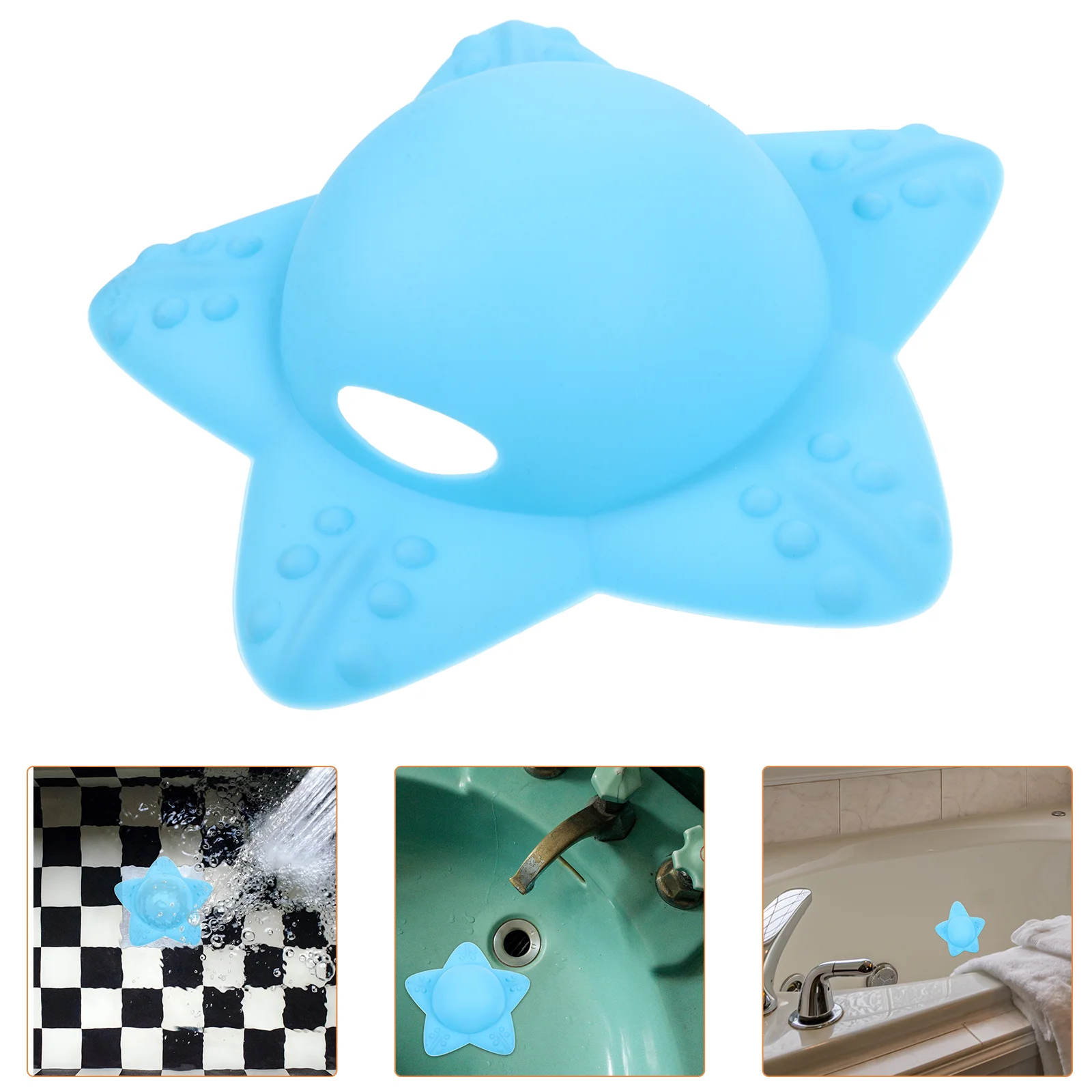 Tub Stopper Sea Star Shape Silicone Drain Plug Bathtub Drain Stopper Tub Plug for Kitchen Bathroom
Tub Stopper Sea Star Shape Silicone Drain Plug Bathtub Drain Stopper Tub Plug for Kitchen Bathroom