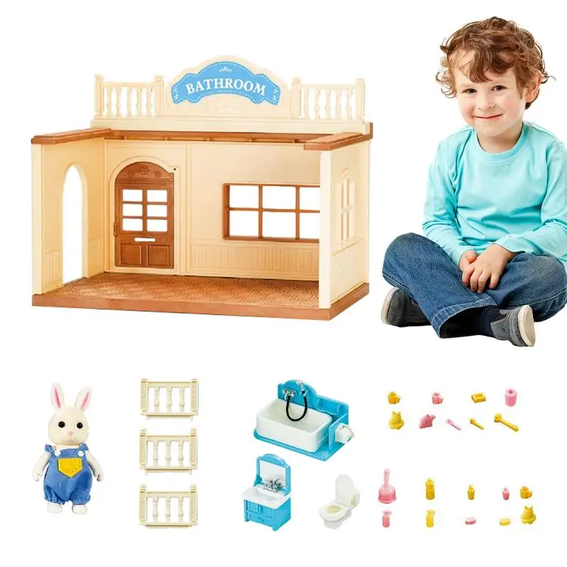 Doll House Toys For Girls Wood Tiny DIY Doll House Set With Rich Simulated Rooms & Furniture Set For Boys Girls Kids Toddler
Doll House Toys For Girls Wood Tiny DIY Doll House Set With Rich Simulated Rooms & Furniture Set For Boys Girls Kids Toddler