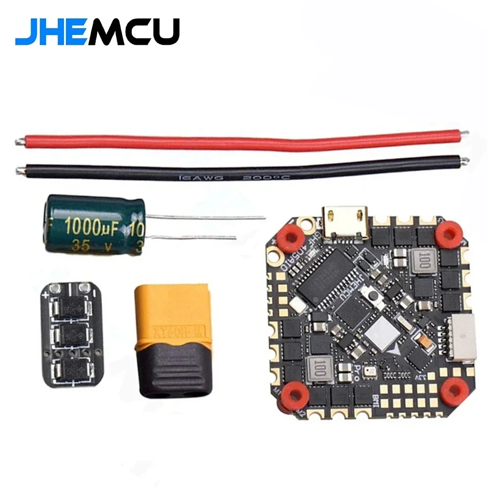 JHEMCU GHF405AIO-HD Betaflight F405 OSD Контроллер полета с 40A ESC PWM Dshot600 2-6S Для Зубочисток RC FPV гоночный Дрон
JHEMCU GHF405AIO-HD Betaflight F405 OSD Контроллер полета с 40A ESC PWM Dshot600 2-6S Для Зубочисток RC FPV гоночный Дрон