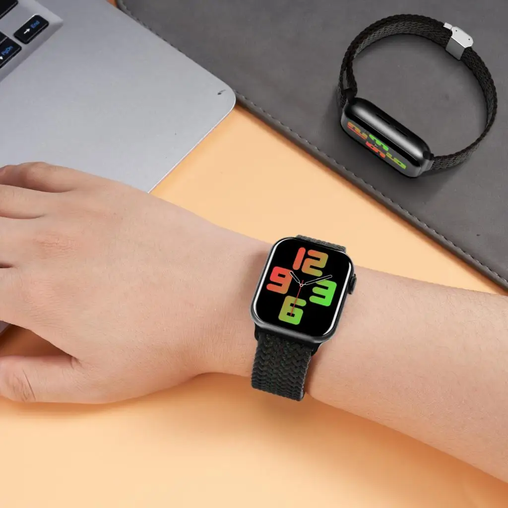 Braided Solo Loop For Apple watch band 45mm 41mm 44mm 40mm 42mm 49mm Elastic Nylon bracelet iWatch serie 3 se 6 7 8 ultra strap Braided Solo Loop For Apple watch band 45mm 41mm 44mm 40mm 42mm 49mm Elastic Nylon bracelet iWatch serie 3 se 6 7 8 ultra strap