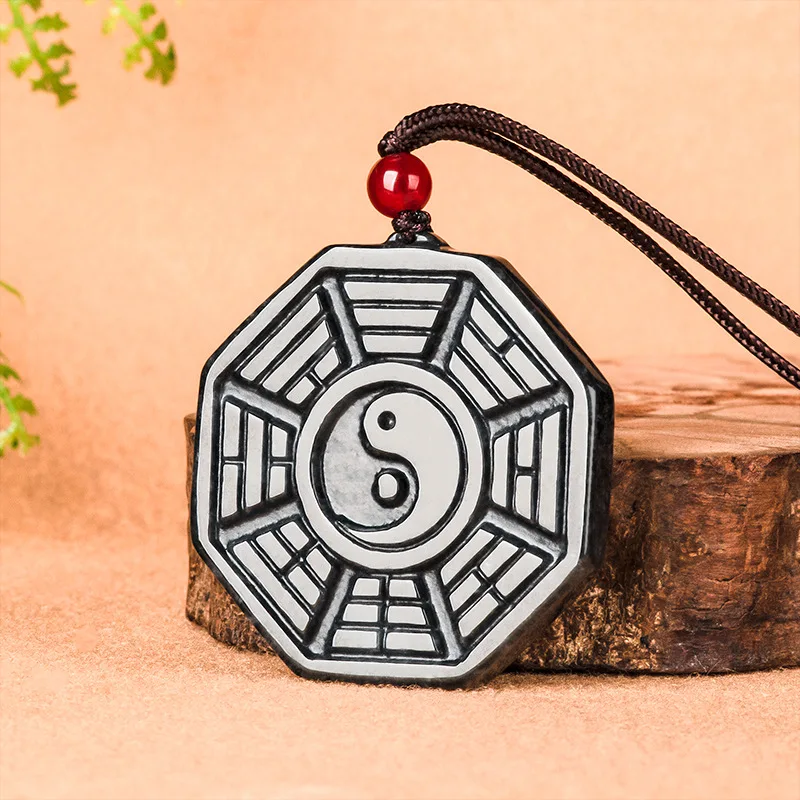 Natural Burmese A-grade Jadeite Black Chicken Variety Tai Chi Bagua Pendant Ice Type Jade Charms Men's Gifts Women's Jewelry
Natural Burmese A-grade Jadeite Black Chicken Variety Tai Chi Bagua Pendant Ice Type Jade Charms Men's Gifts Women's Jewelry