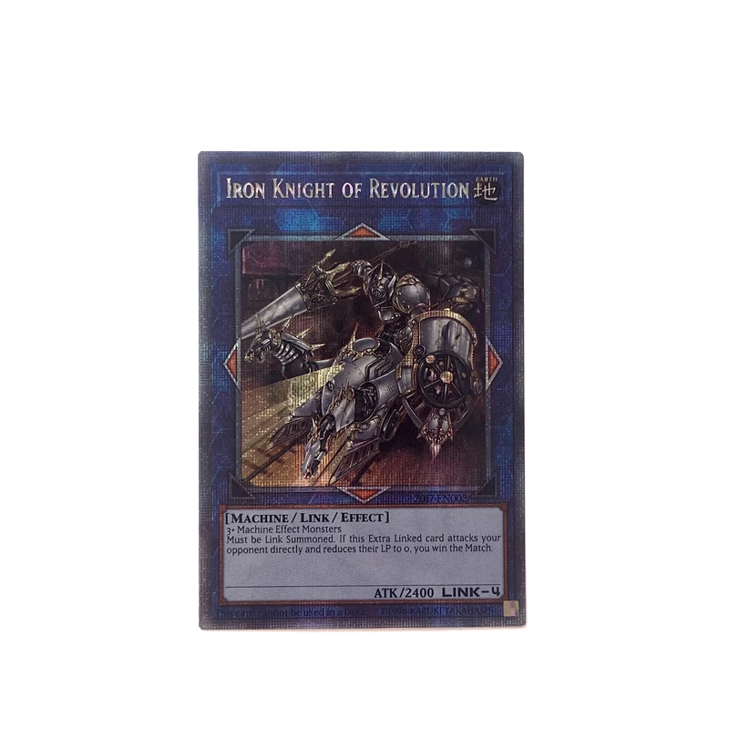 Yu Gi Oh Iron Knight of Revolution and Sanctity of Dragon ,DIY collection of artificial games, anime card
Yu Gi Oh Iron Knight of Revolution and Sanctity of Dragon ,DIY collection of artificial games, anime card