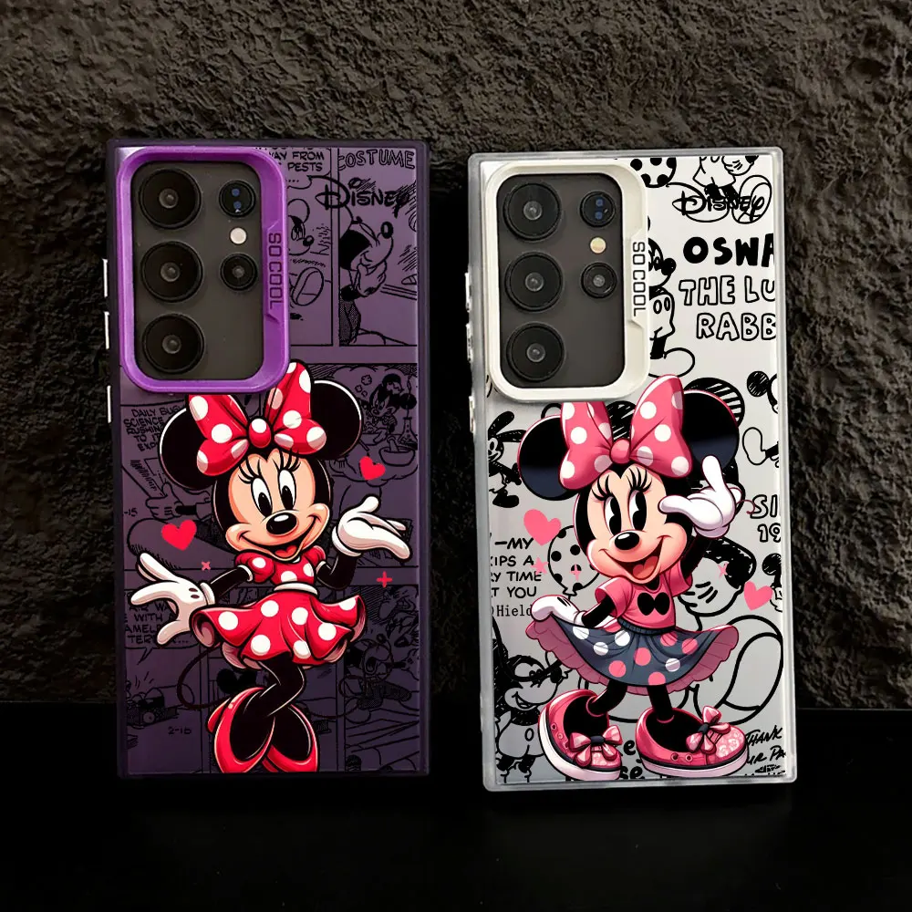 Minnie Mouse Disneys Cartoon S25 Case For Samsung S25 S24 Ultra For Galaxy S23 S22 S21 FE S20 Ultra Plus Shockproof Phone Cover Minnie Mouse Disneys Cartoon S25 Case For Samsung S25 S24 Ultra For Galaxy S23 S22 S21 FE S20 Ultra Plus Shockproof Phone Cover