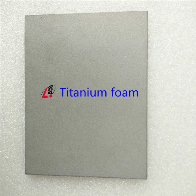 

Foam titanium 30 micron, foam metal, University test material, microporous filter titanium.