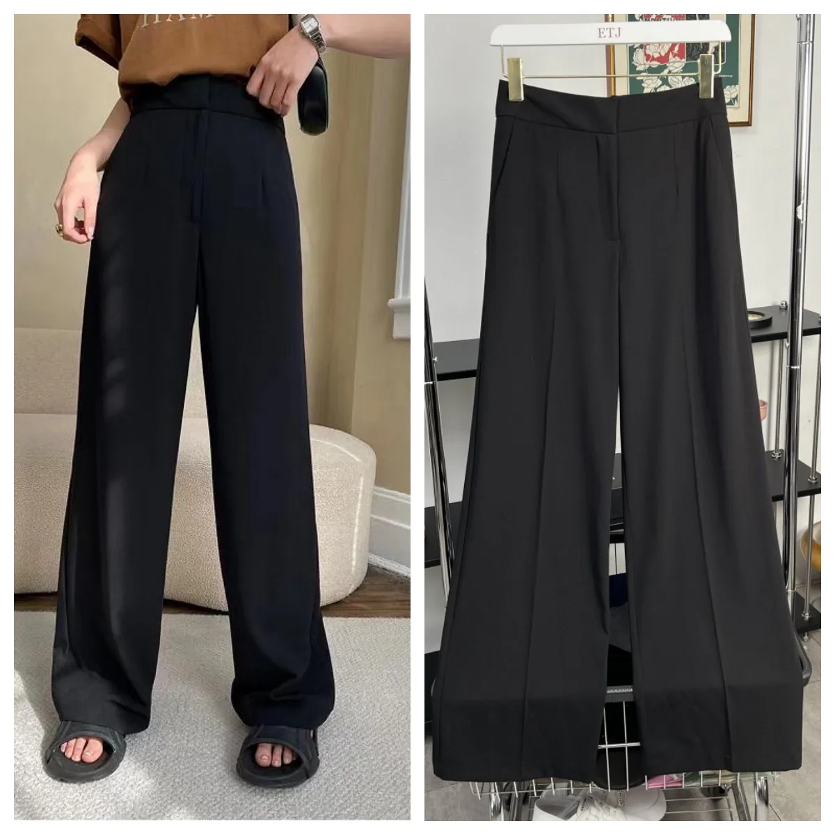 ETJ traf Foreign Trade Order 3D Cut Commuter Versatile High Waist Suit Pants Straight Leg Pants Large Leg Slim Pants
ETJ traf Foreign Trade Order 3D Cut Commuter Versatile High Waist Suit Pants Straight Leg Pants Large Leg Slim Pants