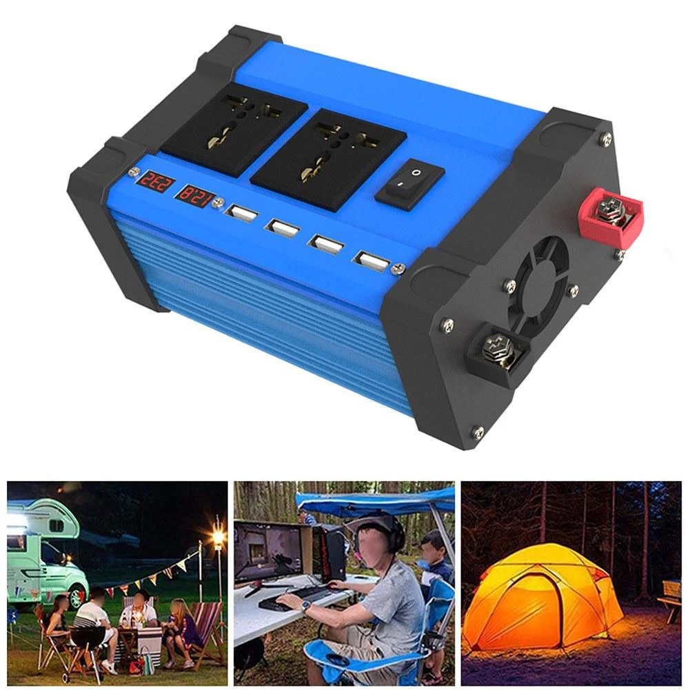 Pure Sine Wave Inverter 12V To 220V 900W DC To AC Voltage Converter Mini-car Power Supply LED Display Power Inverter
Pure Sine Wave Inverter 12V To 220V 900W DC To AC Voltage Converter Mini-car Power Supply LED Display Power Inverter