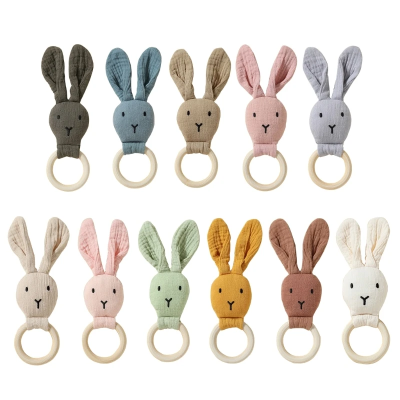 Baby Teether Wood Rattle Ring Long Ear Rabbit Newborn Comfort Toy Sensory-Development Toy for Baby Newborn Boy Girl Gift
Baby Teether Wood Rattle Ring Long Ear Rabbit Newborn Comfort Toy Sensory-Development Toy for Baby Newborn Boy Girl Gift