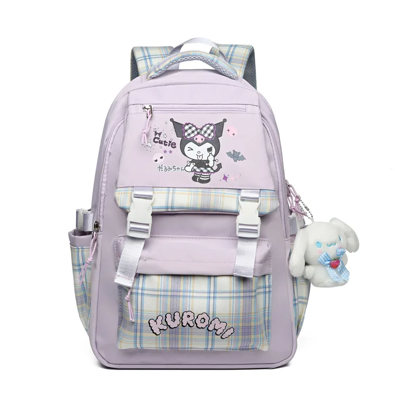 

Hello Kitty Kuromi Melody Cute Large Capacity Cartoon School Bag Elementary School Junior High School Backpack for Men and Women