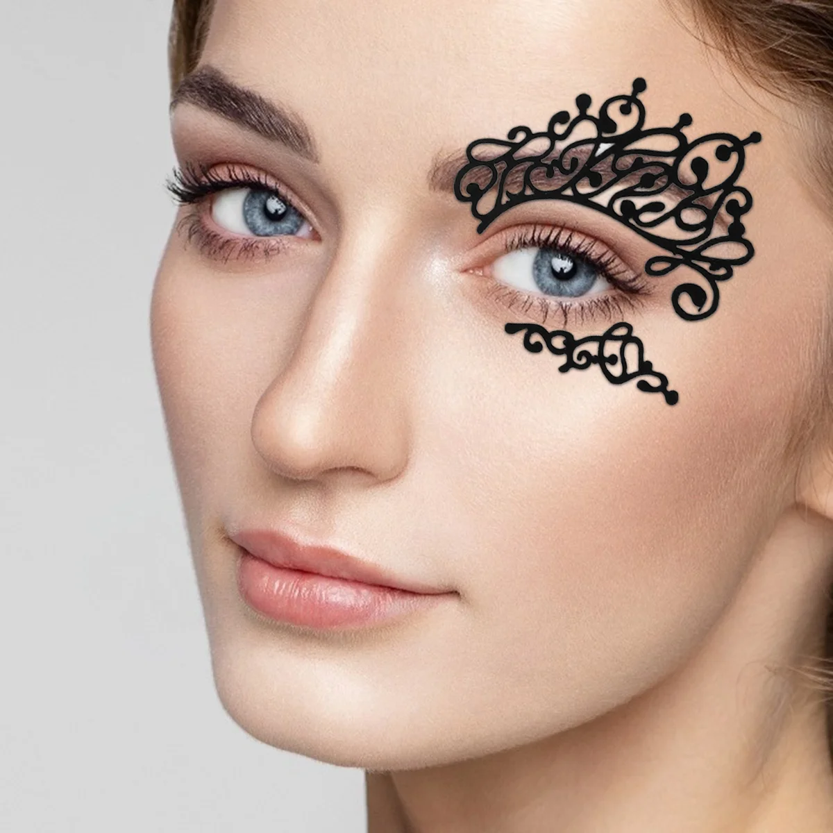 

3 Pairs Lace Eyeliner Stickers Temporary Tattoos Flash Eyeshadow Paper Makeup Decals