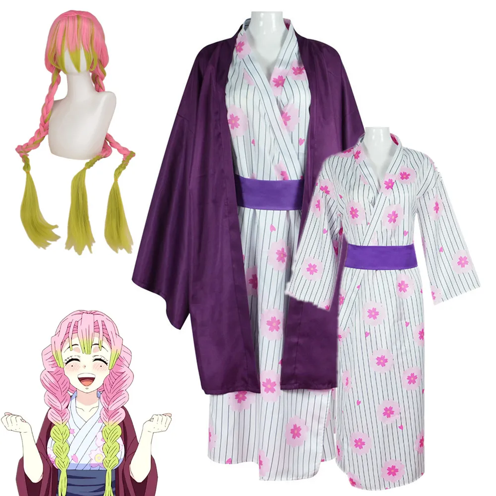 Kanroji Mitsuri Cosplay Costume Anime Demon Slayers Kimono Outfits Suit Kimetsu No Yaiba Halloween Christmas Party Clothes
Kanroji Mitsuri Cosplay Costume Anime Demon Slayers Kimono Outfits Suit Kimetsu No Yaiba Halloween Christmas Party Clothes