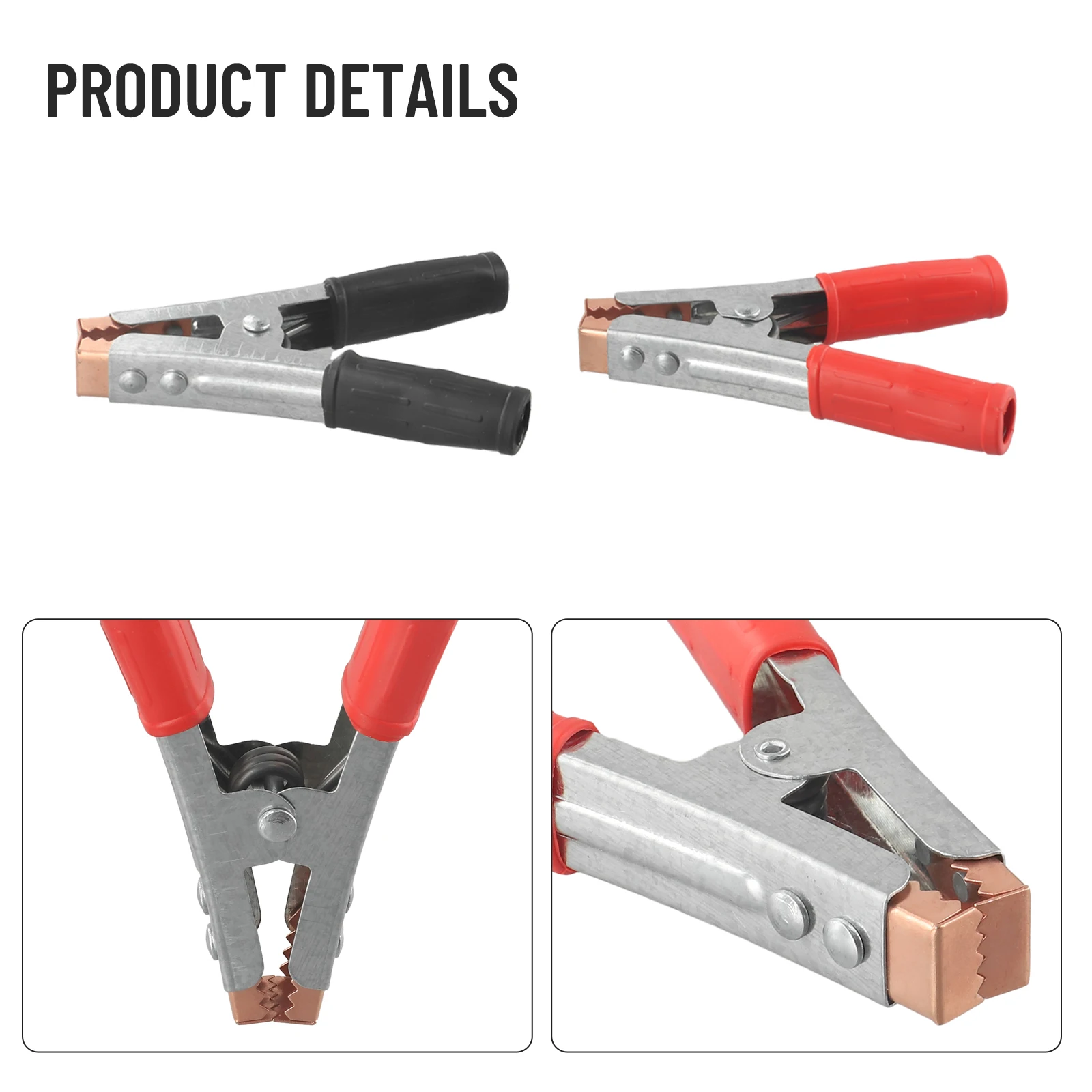 Alligator Clip with Thickened Construction for Long lasting Durability Perfect for Battery Cable Connection 12V Jumper Clip
Alligator Clip with Thickened Construction for Long lasting Durability Perfect for Battery Cable Connection 12V Jumper Clip