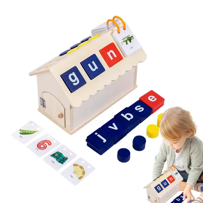 Alphabet Spelling Game Spelling Block Flash Cards Game English Words Montessori Learning Educational Puzzle Game for Preschool
Alphabet Spelling Game Spelling Block Flash Cards Game English Words Montessori Learning Educational Puzzle Game for Preschool