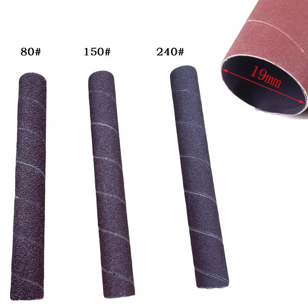 

1PC 4.5inch Sanding Drum Sleeves Sanding Paper Drum Polishing Tools 80/150/240# Grit Mixed Vibrating Spindle Sander Sleeves