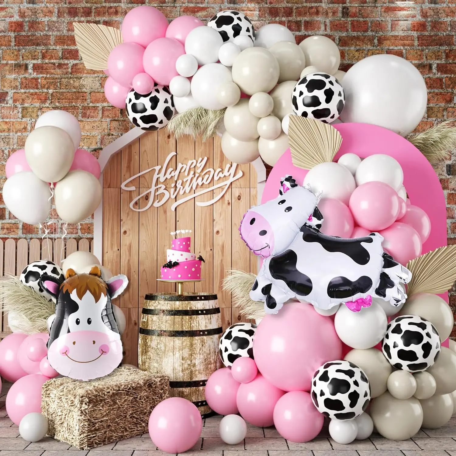 Pink Cow Balloon Garland Arch Kit White Cowgirl Balloons Animal Balloon Farm Cow Birthday Party Baby Shower Birthday Party Decor
Pink Cow Balloon Garland Arch Kit White Cowgirl Balloons Animal Balloon Farm Cow Birthday Party Baby Shower Birthday Party Decor