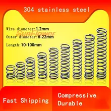 High Quality Stainless Steel Compression Spring 304 SUS Compressed Spring Wire Diameter 1.2mm Y-Type Rotor Return Spring 10PCS
High Quality Stainless Steel Compression Spring 304 SUS Compressed Spring Wire Diameter 1.2mm Y-Type Rotor Return Spring 10PCS