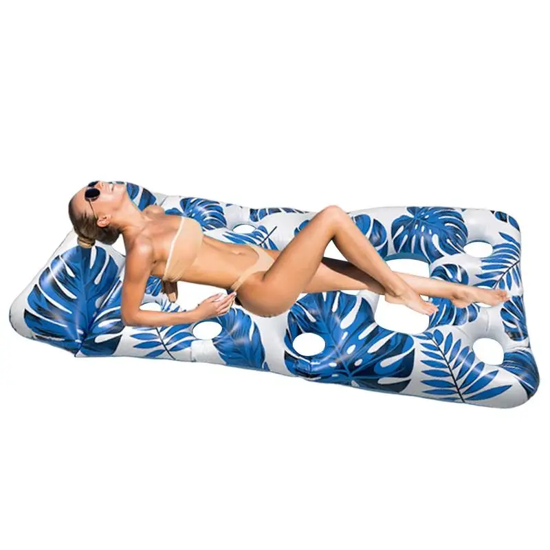 

Inflatable Pool Floats Raft Inflatable Swimming Pool Floating Lounge Oversized Sun Tanning Floats With Headrest Swim Floats
