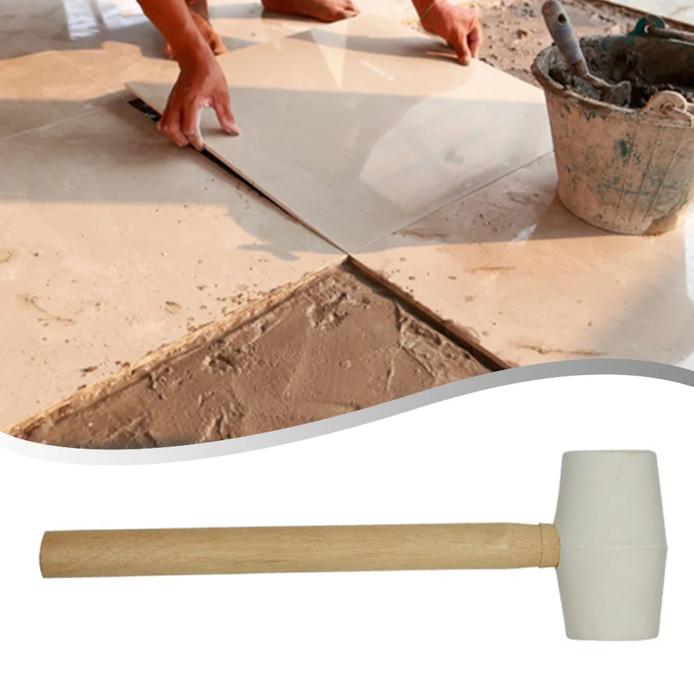 Rubber Hammer Mallet With Wood Handle For FloorTile Installation Decoration Installation Hammer Hand Tools Workshop Equipment
Rubber Hammer Mallet With Wood Handle For FloorTile Installation Decoration Installation Hammer Hand Tools Workshop Equipment