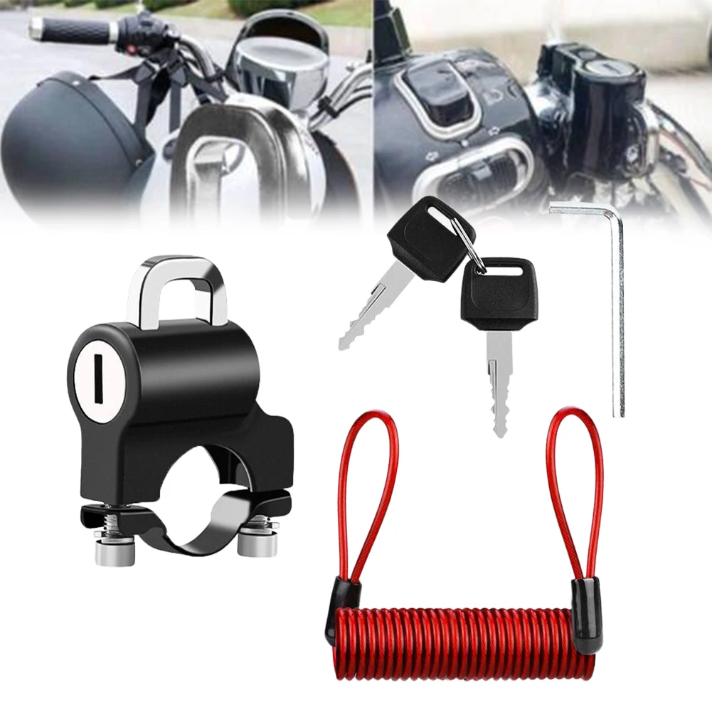 Motorbike Motorcycle Handlebar Lock Helmet Lock Motorcycle Parts Accessories Motorcycle Helmet Lock With Rope 5×4.5cm
Motorbike Motorcycle Handlebar Lock Helmet Lock Motorcycle Parts Accessories Motorcycle Helmet Lock With Rope 5×4.5cm