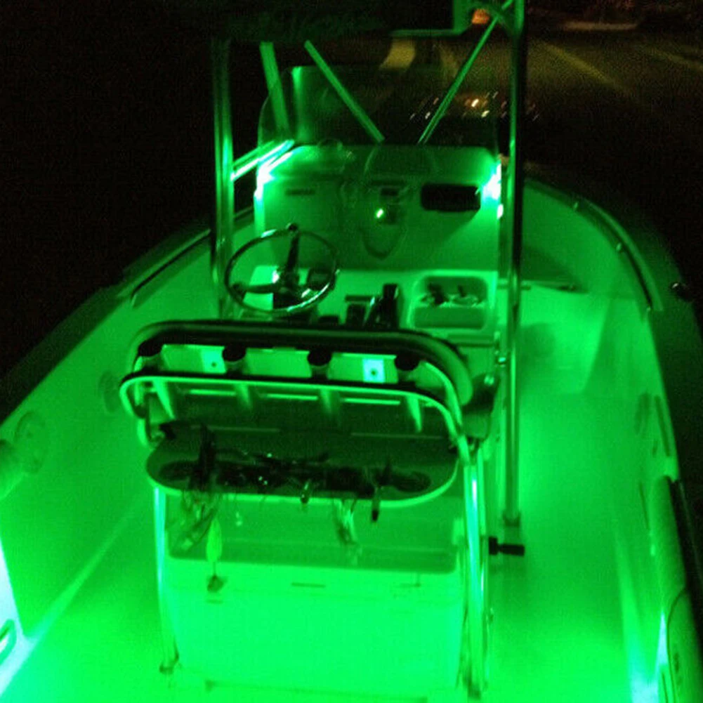 4x Silver LED Boat Light Waterproof 3W 12V Deck Storage Kayak Bow Trailer Green Replacement Bulbs Marine Lights
4x Silver LED Boat Light Waterproof 3W 12V Deck Storage Kayak Bow Trailer Green Replacement Bulbs Marine Lights