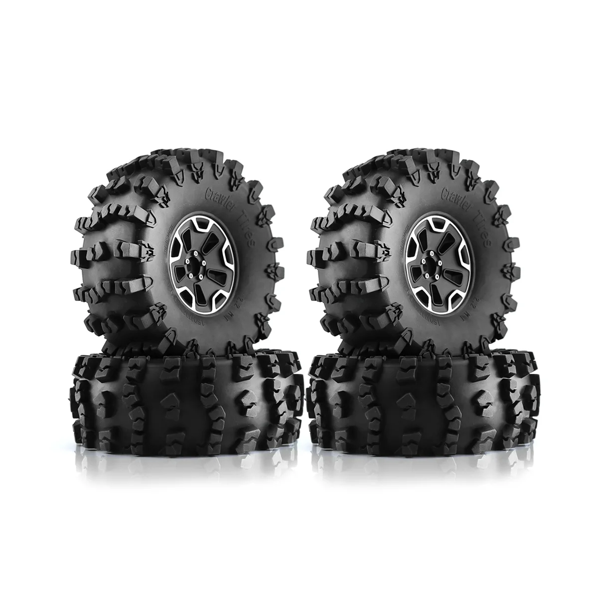 4Pcs 150mm 2.2 inch Heavy Duty Beadlock Wheel Rim Tire Set for 1/10 RC Crawler Car Axial SCX10 Wraith Capra TRX4
4Pcs 150mm 2.2 inch Heavy Duty Beadlock Wheel Rim Tire Set for 1/10 RC Crawler Car Axial SCX10 Wraith Capra TRX4