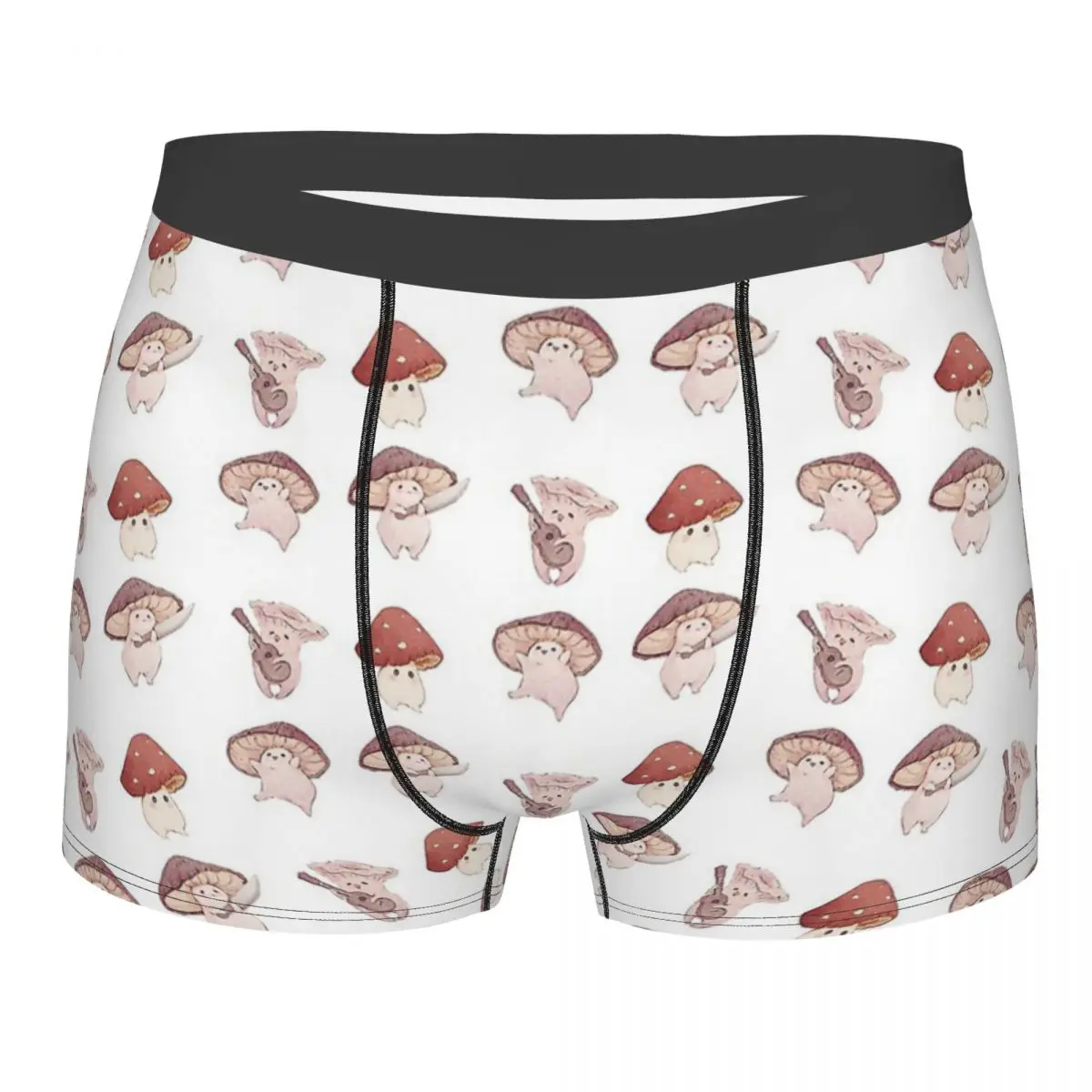 

Four Cute Friends Mushroom Mushrooms Forest Underpants Cotton Panties Male Underwear Print Shorts Boxer Briefs