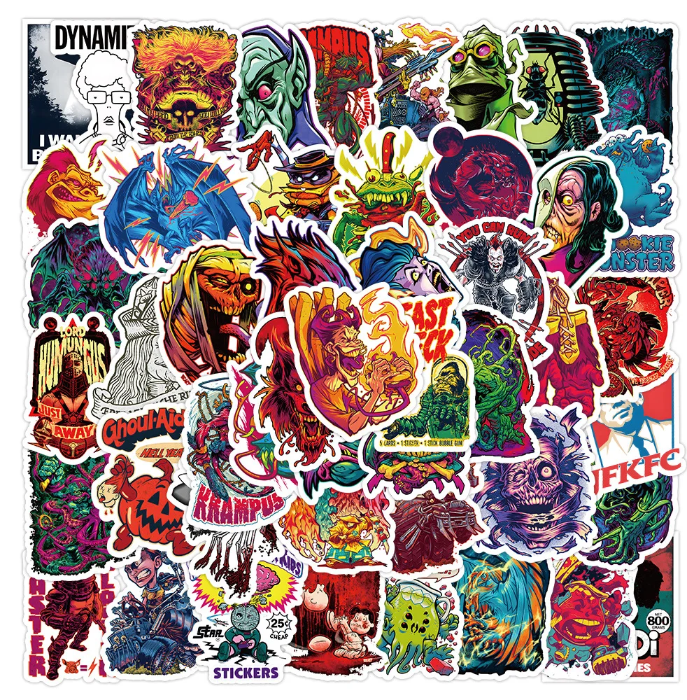 50pcs beast graffiti stickers suitcases mobile phones refrigerators skateboards Waterproof PVC stickers
50pcs beast graffiti stickers suitcases mobile phones refrigerators skateboards Waterproof PVC stickers