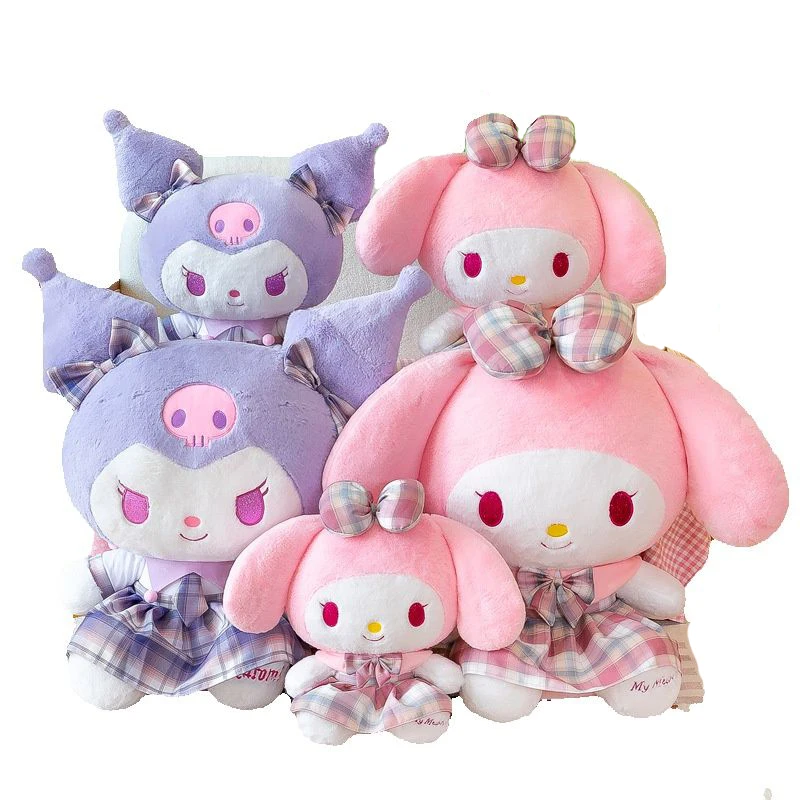 50cm Sanrio Pink Melody Kuromi in JK Dress Stuffed Plush Doll Cartoon Cute Plushie Kawaii Girlfriend Birthday Kids Gift Cushion 
50cm Sanrio Pink Melody Kuromi in JK Dress Stuffed Plush Doll Cartoon Cute Plushie Kawaii Girlfriend Birthday Kids Gift Cushion