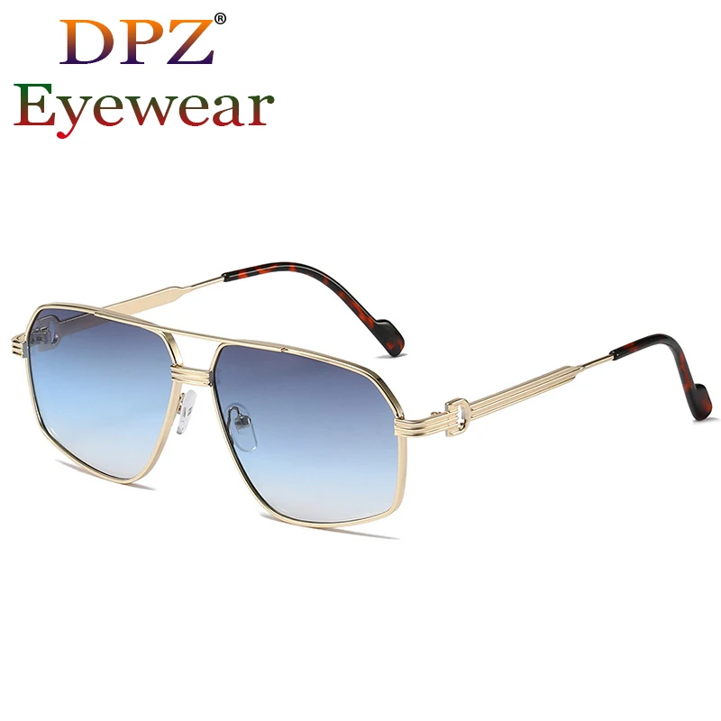 

2022 Luxury Gradient Men's Pilot Sunglasses Fashion Women Elegant Shades Brand Design Sunglasses UV400 Lunette De Soleil 3362