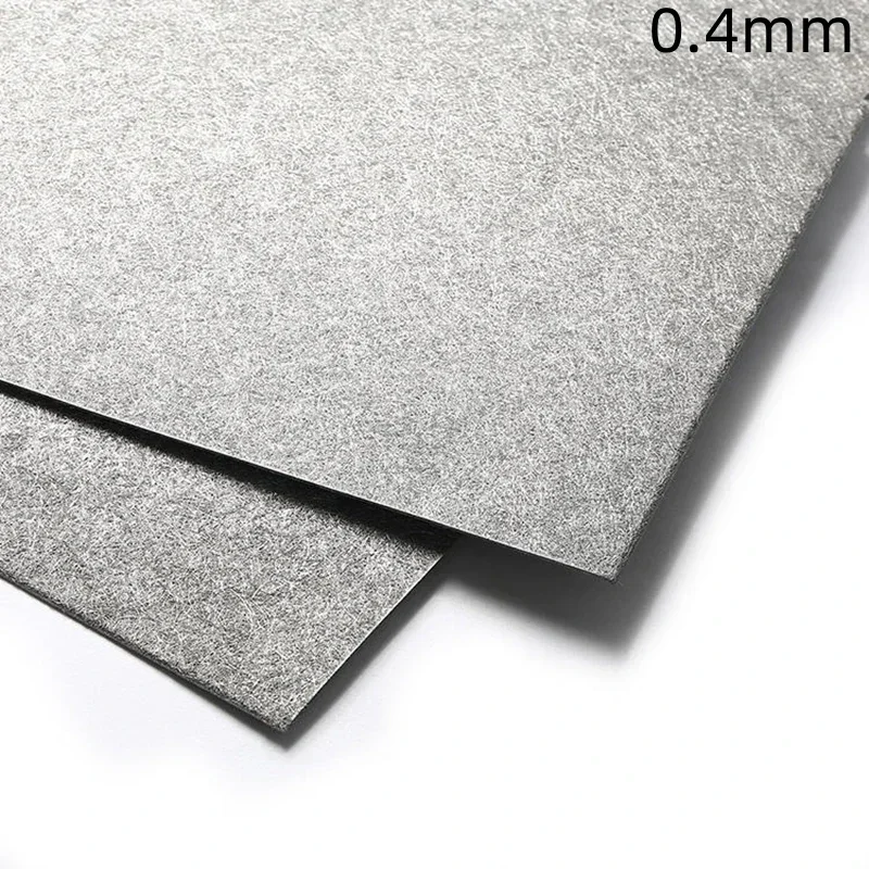 100mmx100mmx0.40mm 0.80mm Thick Titanium Fiber Paper Gas Diffusion Layer Fiber Sintered Ti Felt for Fuel Cell Research
100mmx100mmx0.40mm 0.80mm Thick Titanium Fiber Paper Gas Diffusion Layer Fiber Sintered Ti Felt for Fuel Cell Research