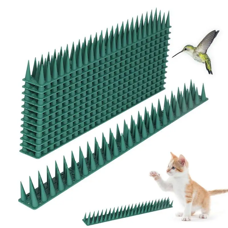 10pcs Bird Spikes Defender Spikes For Other Small Birds Pigeon Raccoon Squirrel Spikes Fence Wall Spikes for Outside Birds
10pcs Bird Spikes Defender Spikes For Other Small Birds Pigeon Raccoon Squirrel Spikes Fence Wall Spikes for Outside Birds