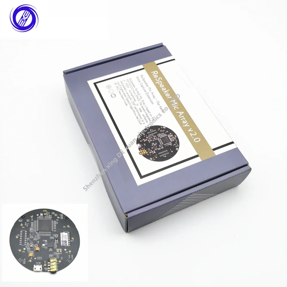 ReSpeaker Mic Array V2.0 USB Microphone AI Intelligent Speech Voice Recognition Development Board For Raspberry pi 4 B
ReSpeaker Mic Array V2.0 USB Microphone AI Intelligent Speech Voice Recognition Development Board For Raspberry pi 4 B