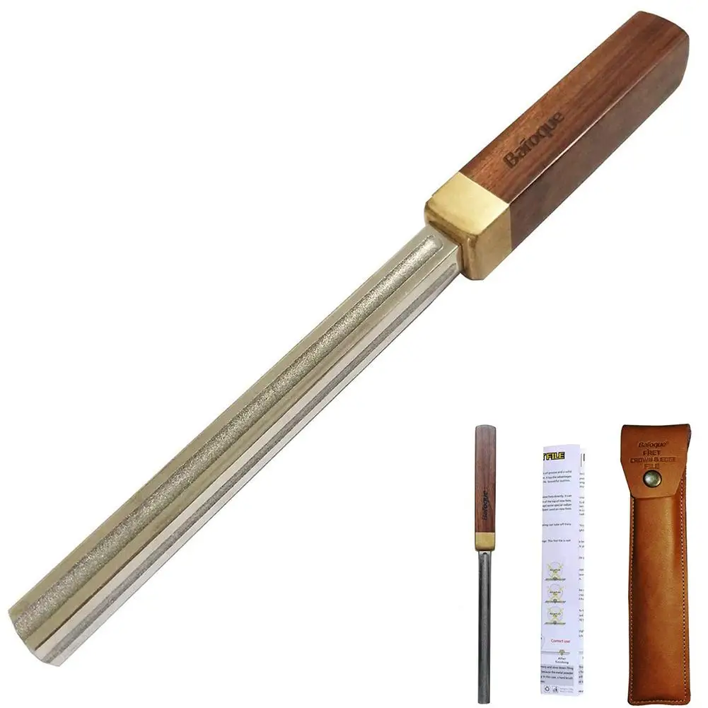 Guitar Fret Crowning Dressing File With Leather Case Fret End File Luthier Tool For Guitars Ukulele Bass Dropship
Guitar Fret Crowning Dressing File With Leather Case Fret End File Luthier Tool For Guitars Ukulele Bass Dropship