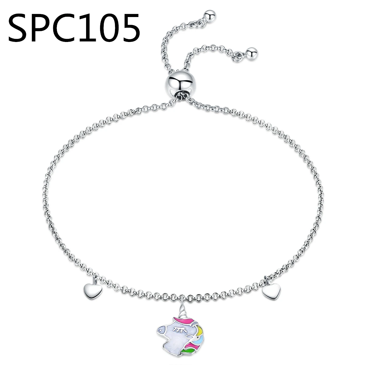 

SPC10 Silver Bracelet Ocean Pendant Blue Zirconia Christmas Gift For Women Fine Jewelry