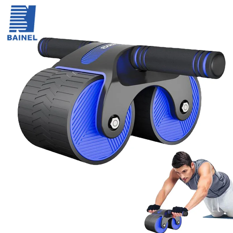 

Ab Wheel Roller Automatic Rebound Belly Wheel Mute Abdominal Wheel Exerciser Arm Muscles Bodybuilding Home Gym Fitness Equipment